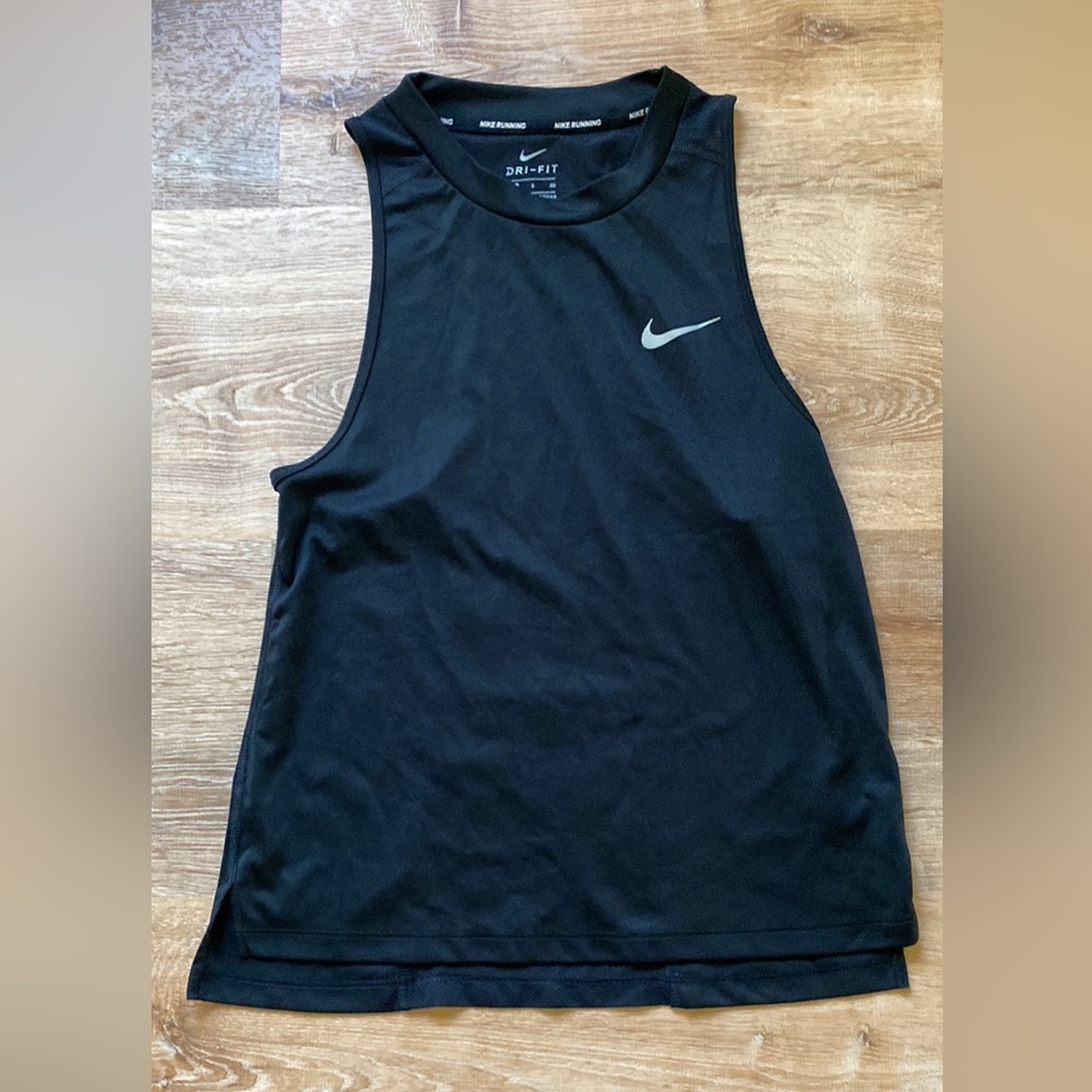 Nike running womens Dri fit black tank top size small
